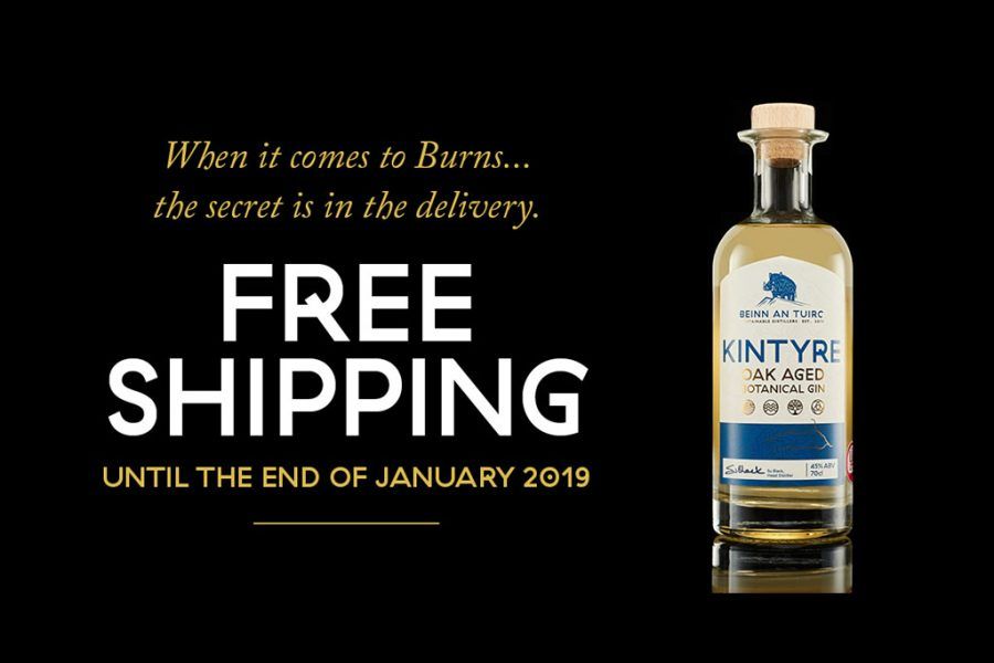 Burns Night Oak Aged Gin Offer