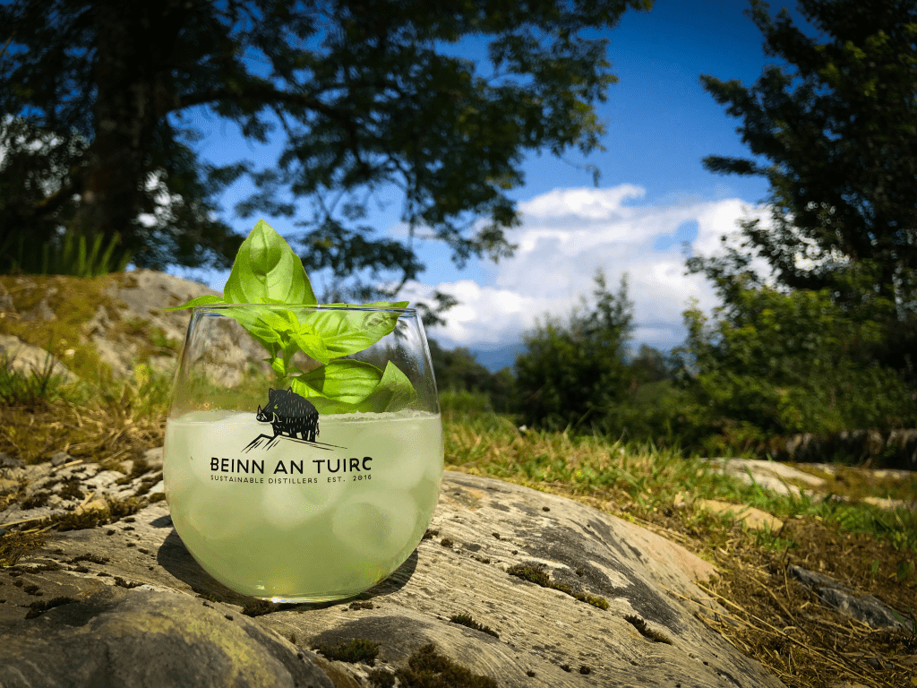 Kintyre Gin Basil Smash cocktail