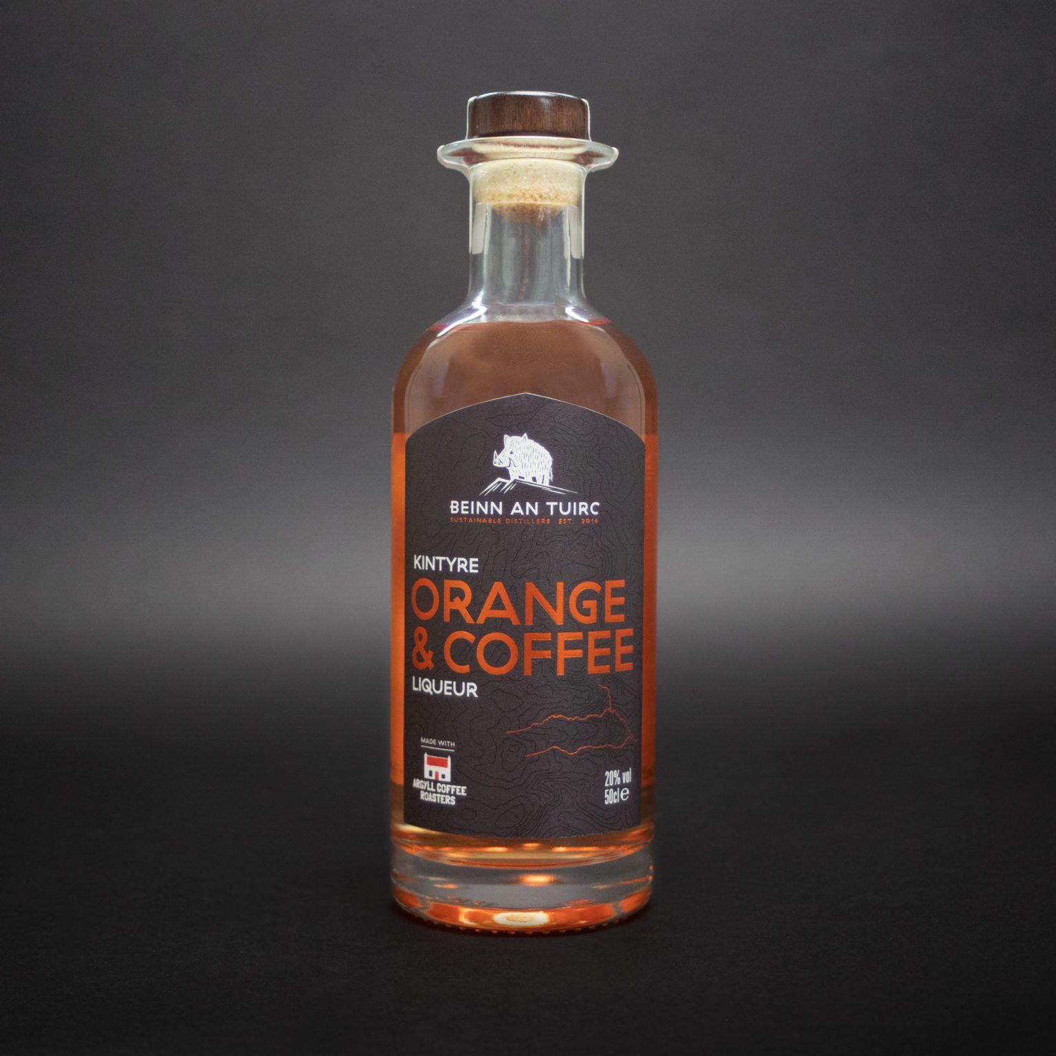 Orange and Coffee Liqueur Beinn An Tuirc Distillers, Kintyre Gin