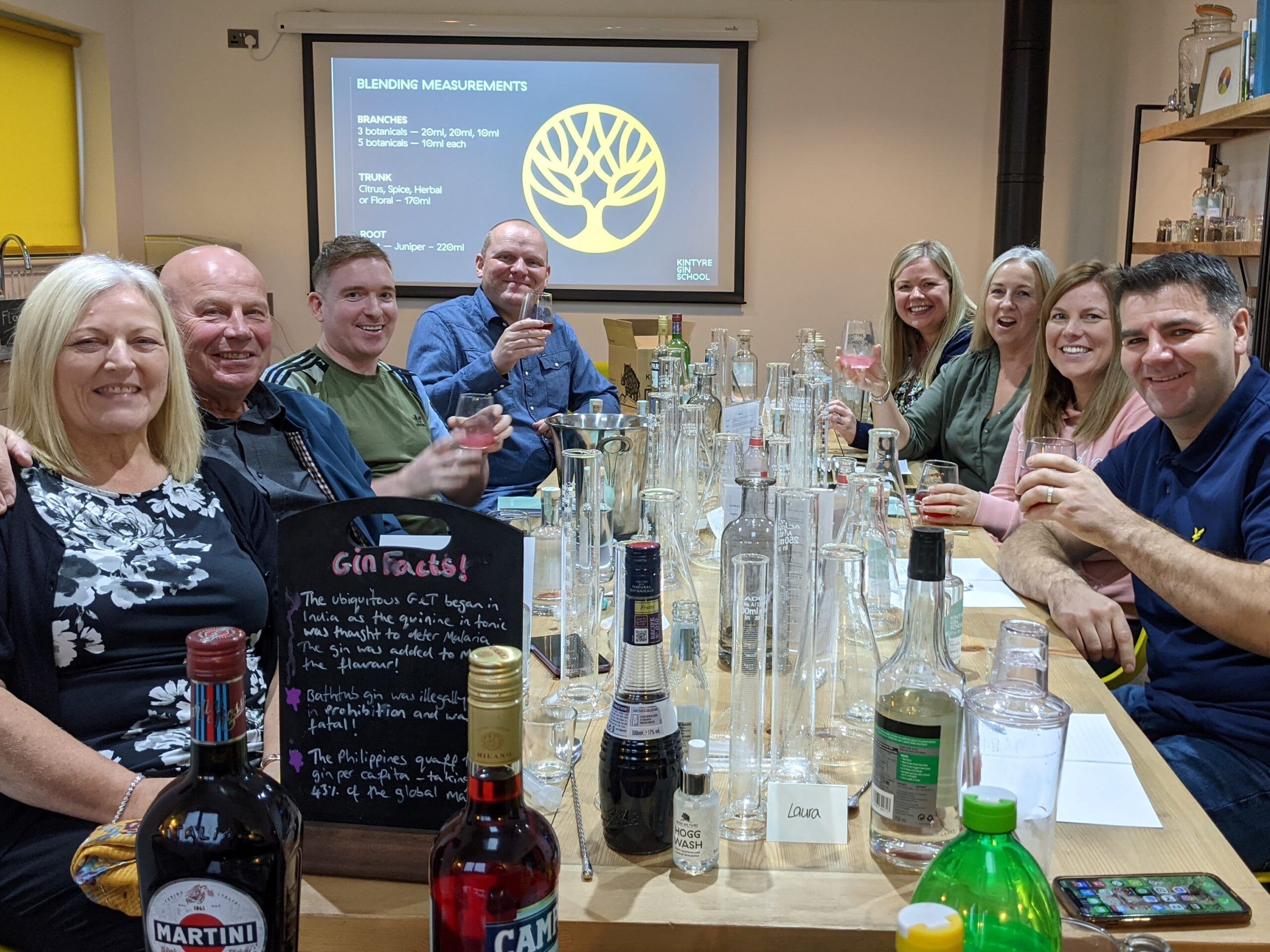Gin School guests