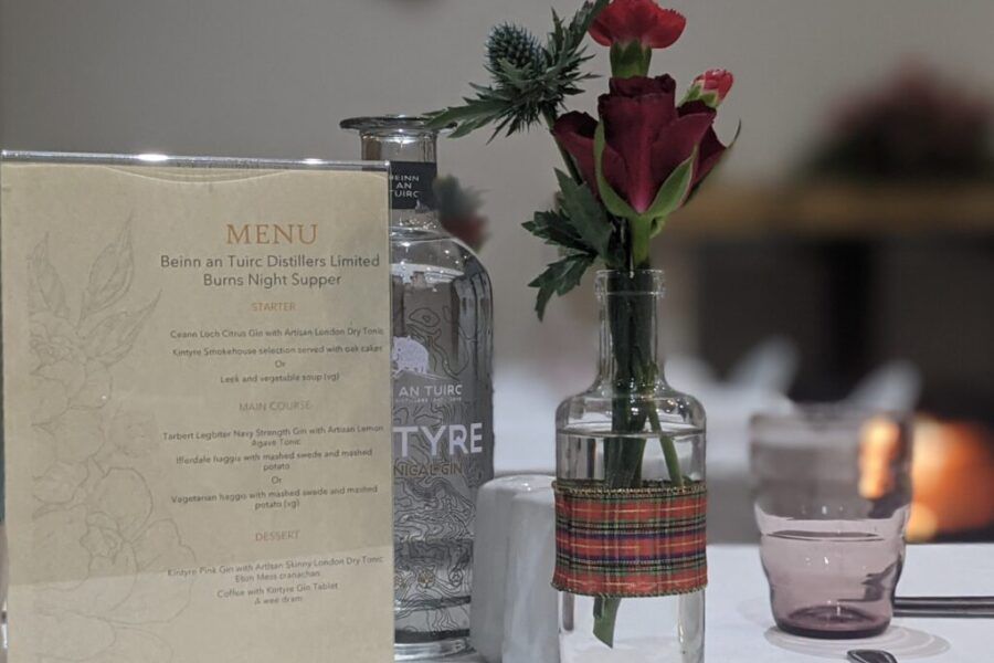 Burns Supper at the Distillery Cafe