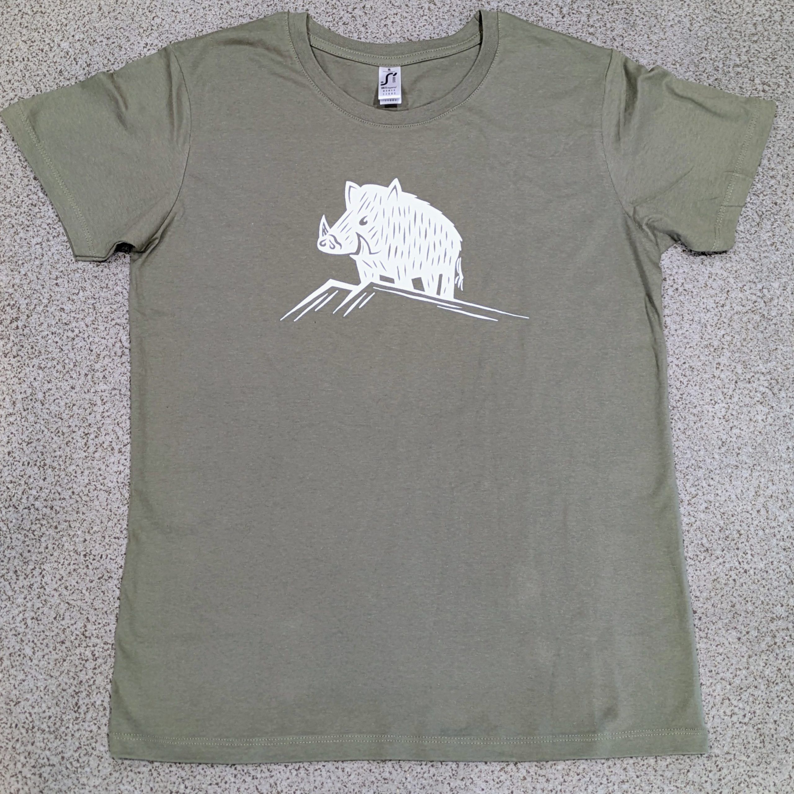 Beinn An Tuirc Boar T-Shirt - Ladies Fit - Image 4