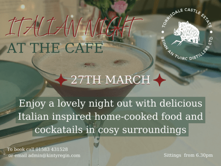 ITALIAN NIGHT AT THE CAFE