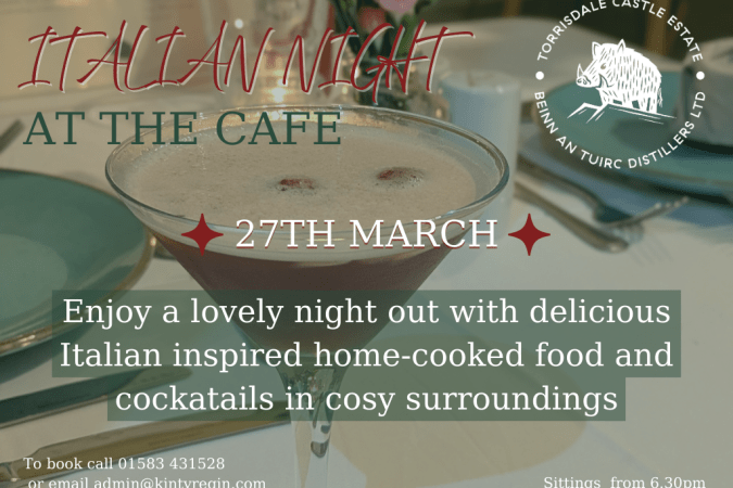 ITALIAN NIGHT AT THE CAFE